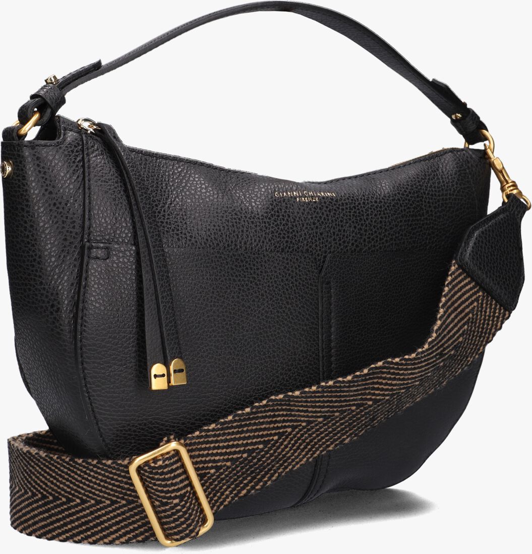 GIANNI CHIARINI zwarte gianni chiarini schoudertas ginko