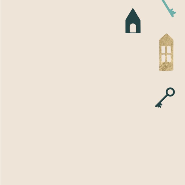 Papercute | Nieuwe woning kaart | Sleutels | New Home