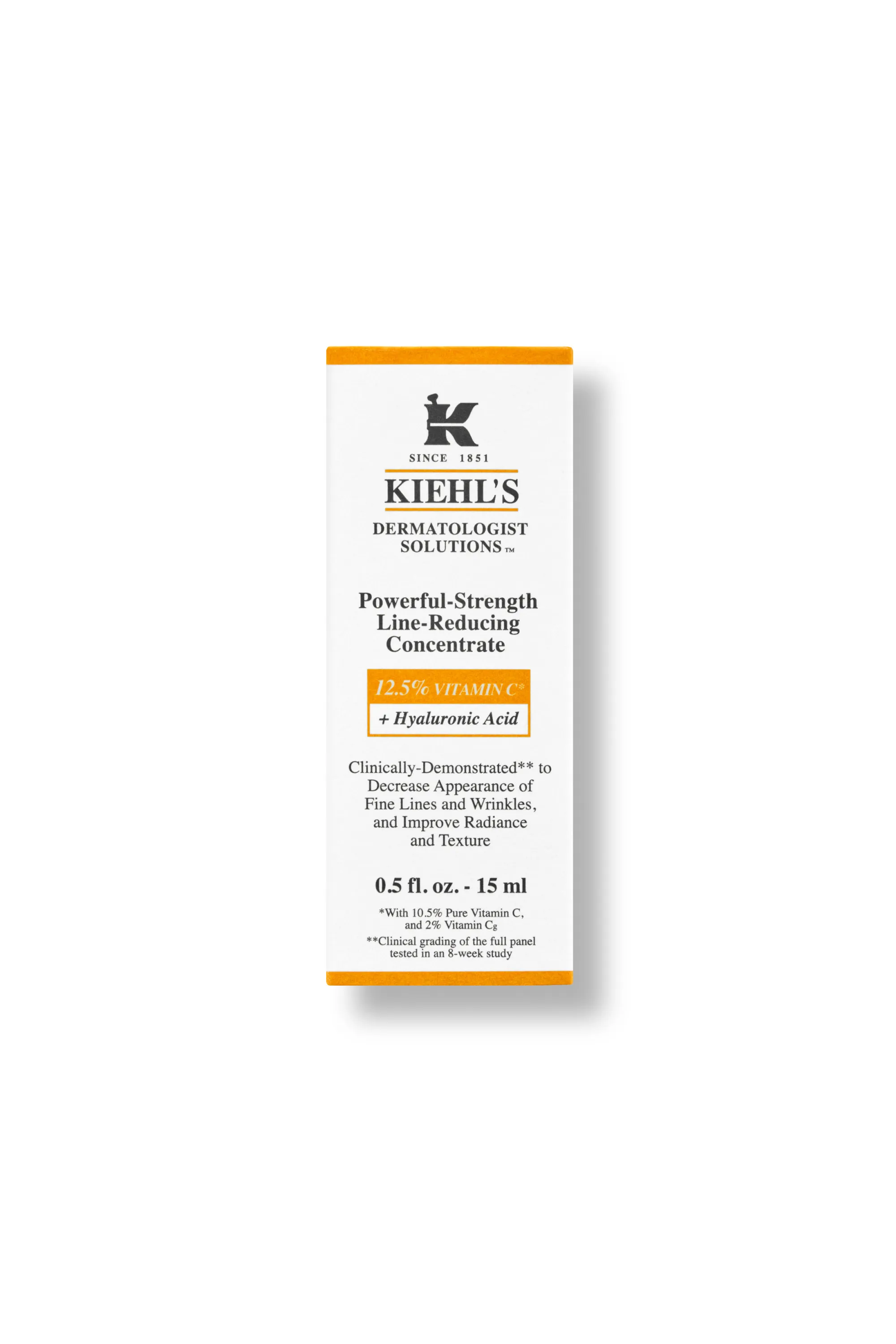Kiehl's Concentré anti-rides Line Reducing Concentrate à la Vitamine C et Acide Hyaluronique-15 ml