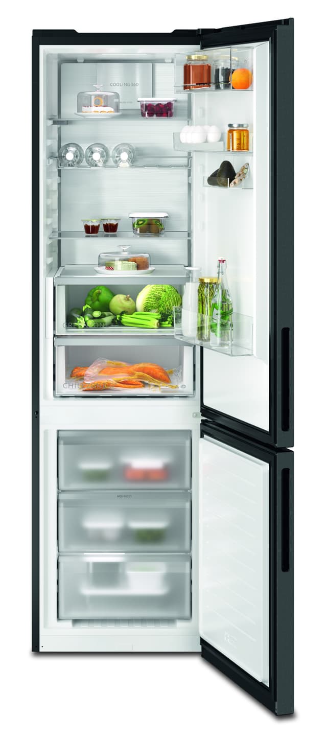 Electrolux Kølefryseskab LNT8MB36B (Sort rustfri stål)