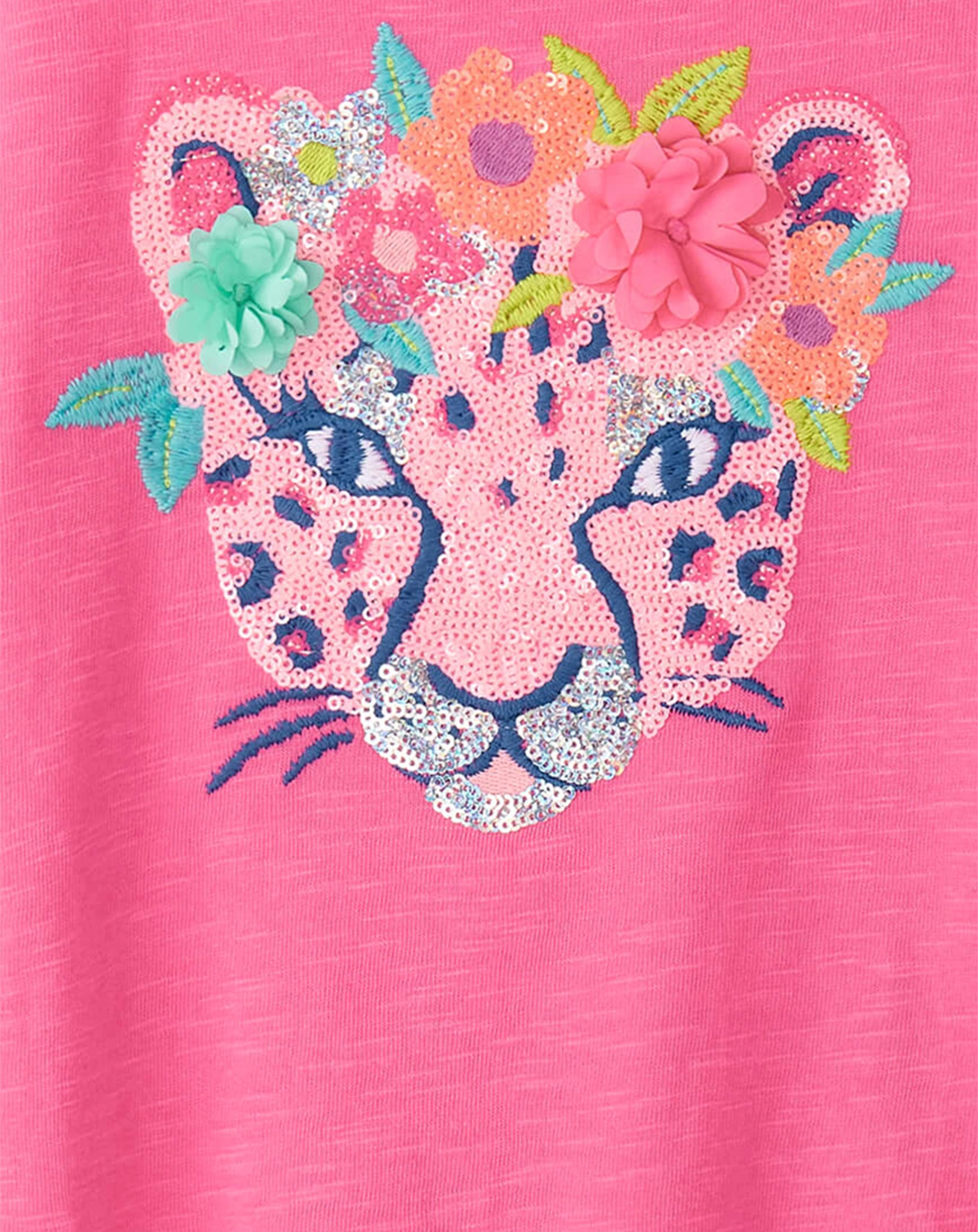 T-Shirt PRETTY CHEETAH in pink