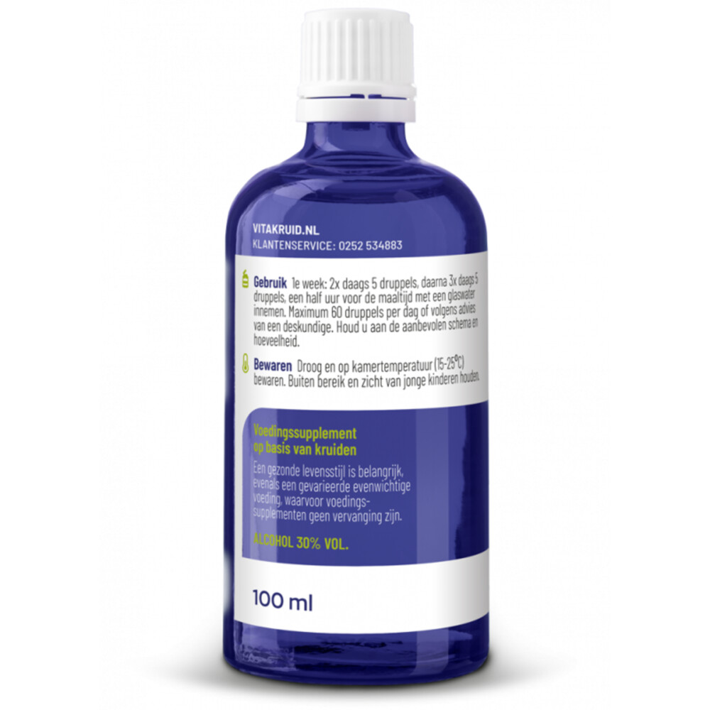 2x Vitakruid Kaardebol Tinctuur Bio 100 ml