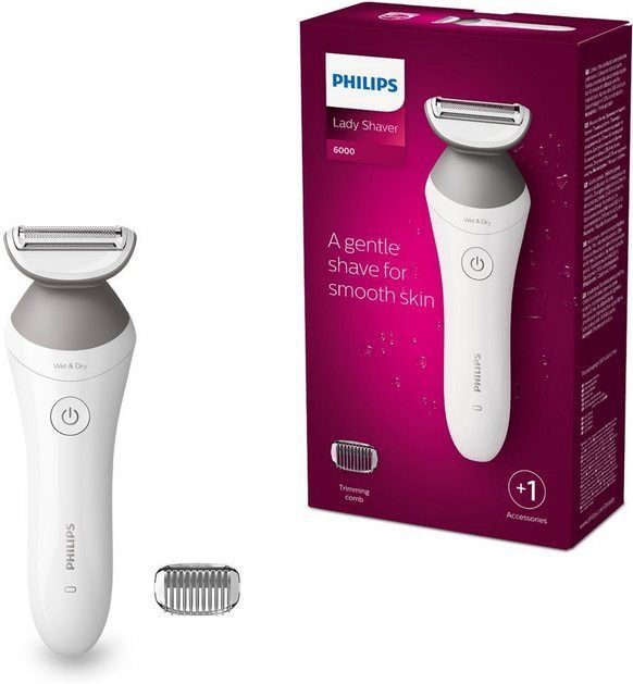 Philips - BRL126/00 - Ladyshave - Nat en Droog - Zachte Scheerbeurt