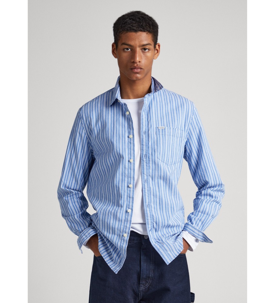 Camisa azul Pepe Jeans Castle