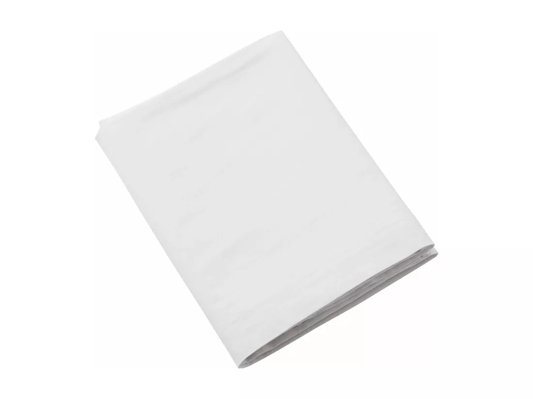 Drap plat coton lavé - SOMEO Blanc 180x290 - CELESTE