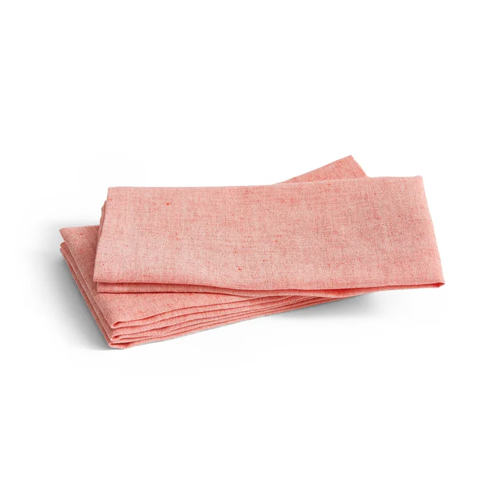 HAY - Tavolo Serviette und Tischset, soft coral (4er-Set)