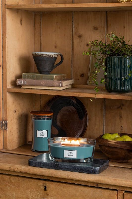 WoodWick - Antiquarium - Geurkaars - 130 Branduren - Hout