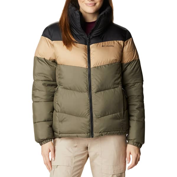 Doudoune COLUMBIA PUFFECT COLOR BLOCKED JKT W STONE GREEN BE