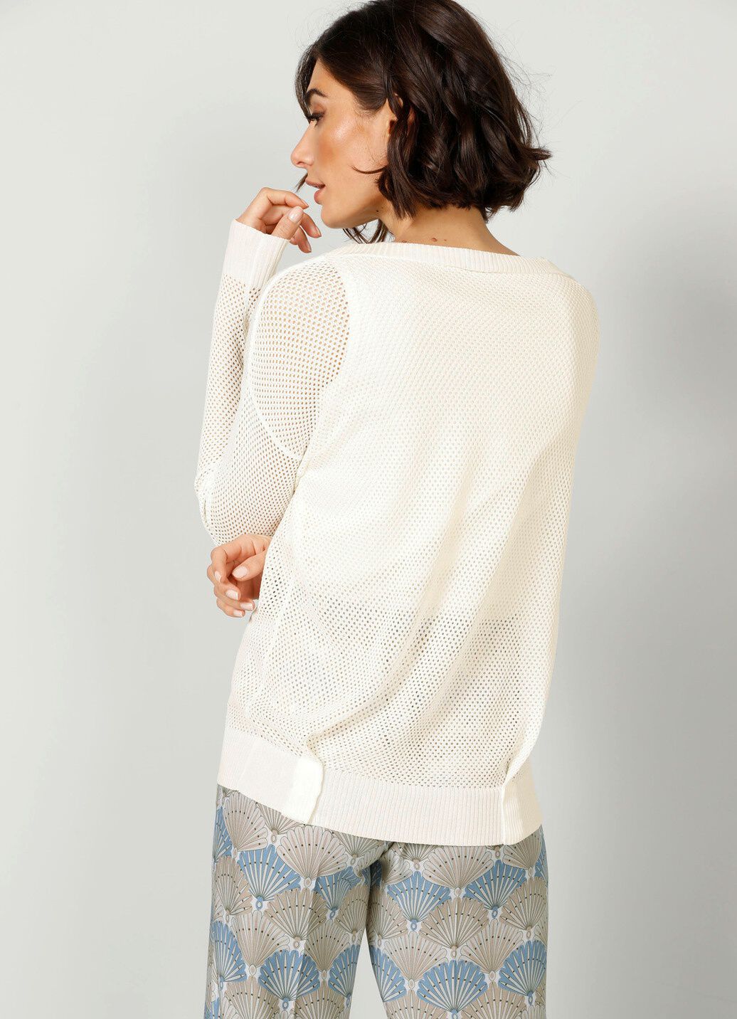 Pullover in Feinstrick