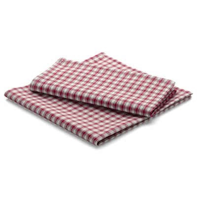Serviette rot-weiß kariert
