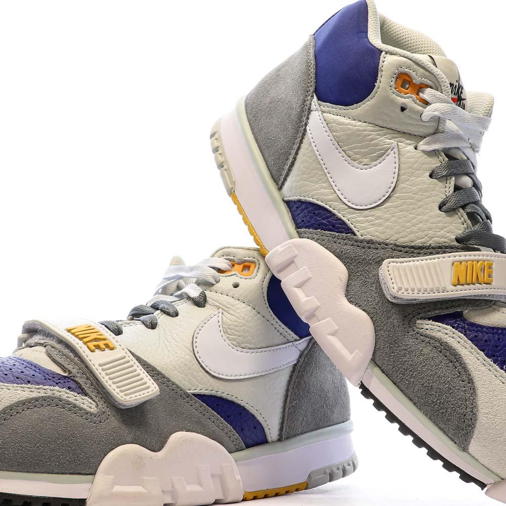 Nike Baskets Grise/Bleu Homme Nike Air Trainer 1 Rmx