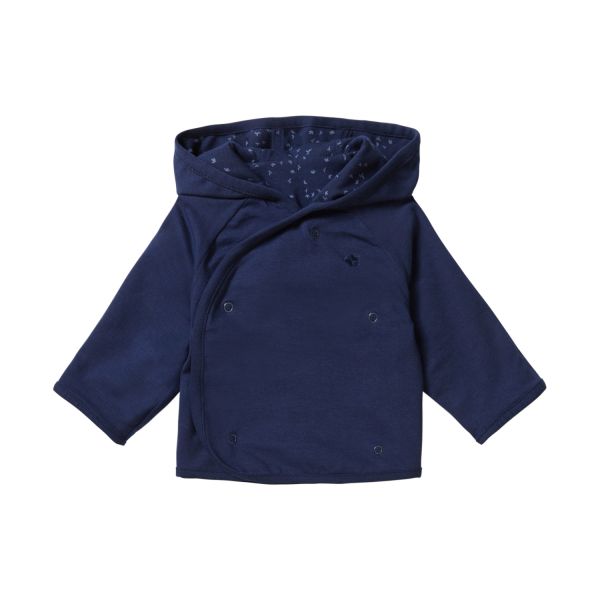Noppies Vest Omkeerbaar Naper Print Black Iris