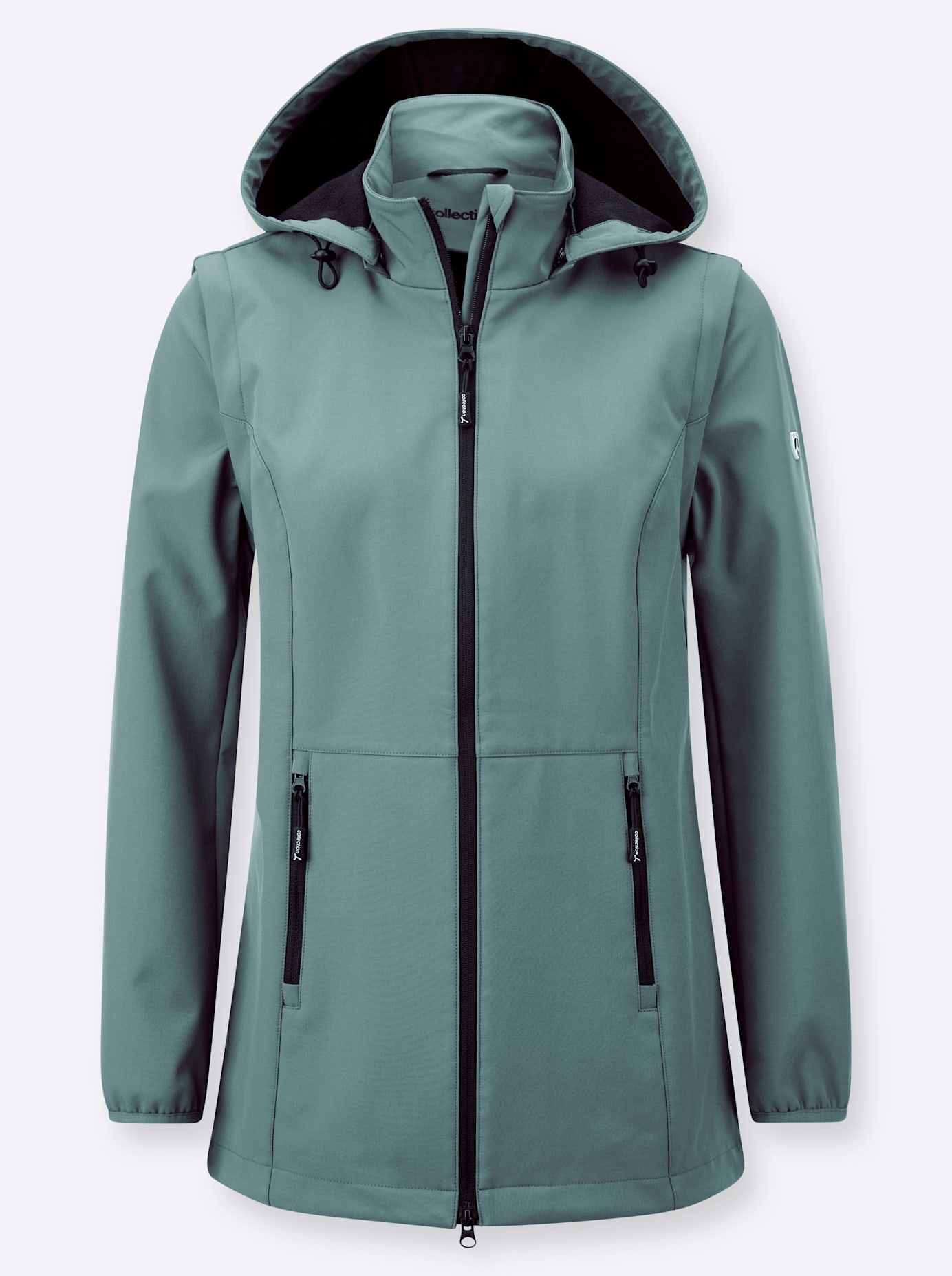 Casual Looks Softshelljacke mit Kapuze