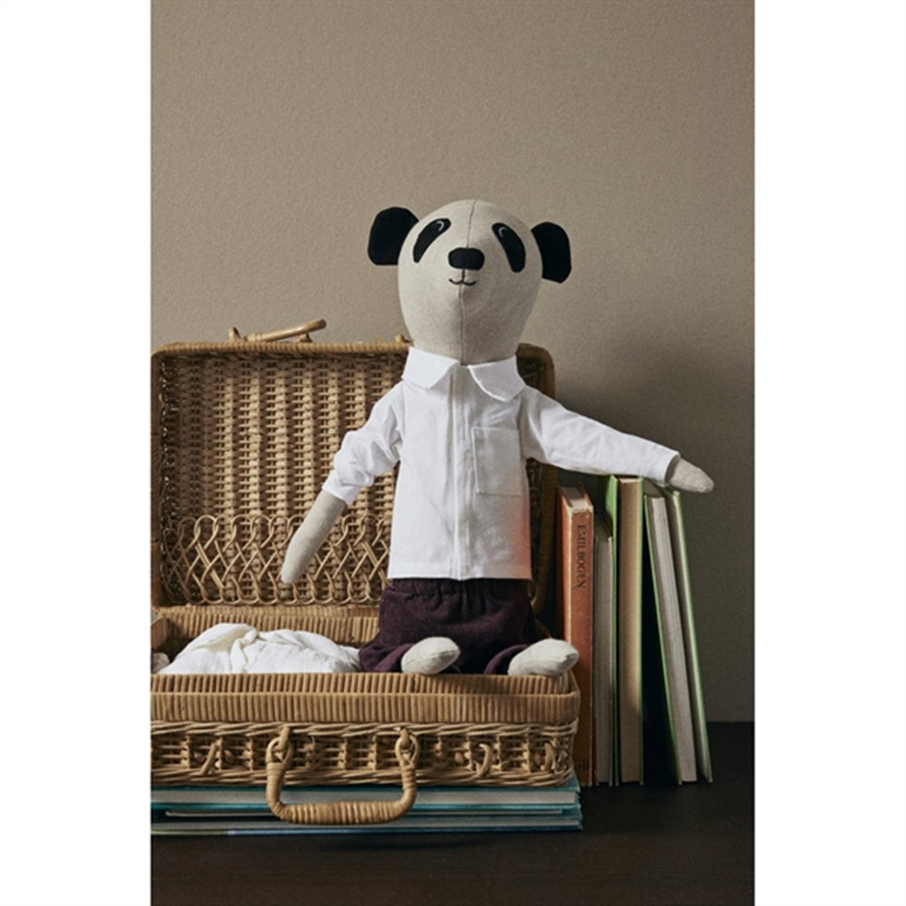 Bamse Panda Natural - Ferm Living → Luksusbaby.dk