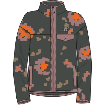 Maloja BocanaM. Fleecejacke Deep Forest Pixelrose Damen