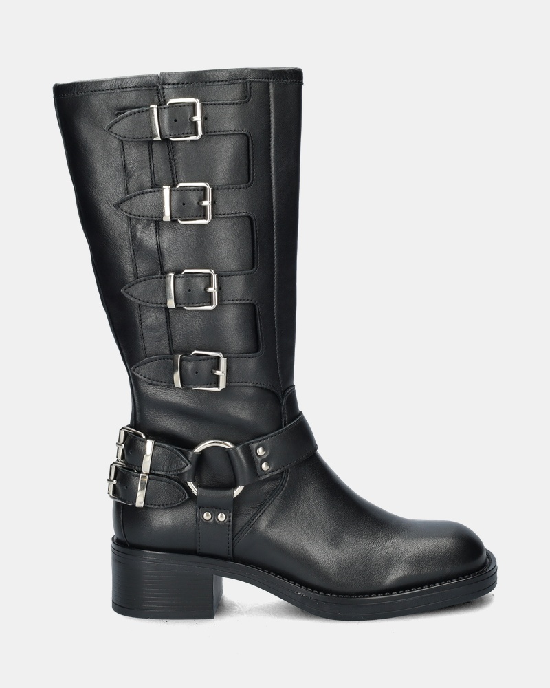 Nelson Ameixa Bikerboots  - zwart
