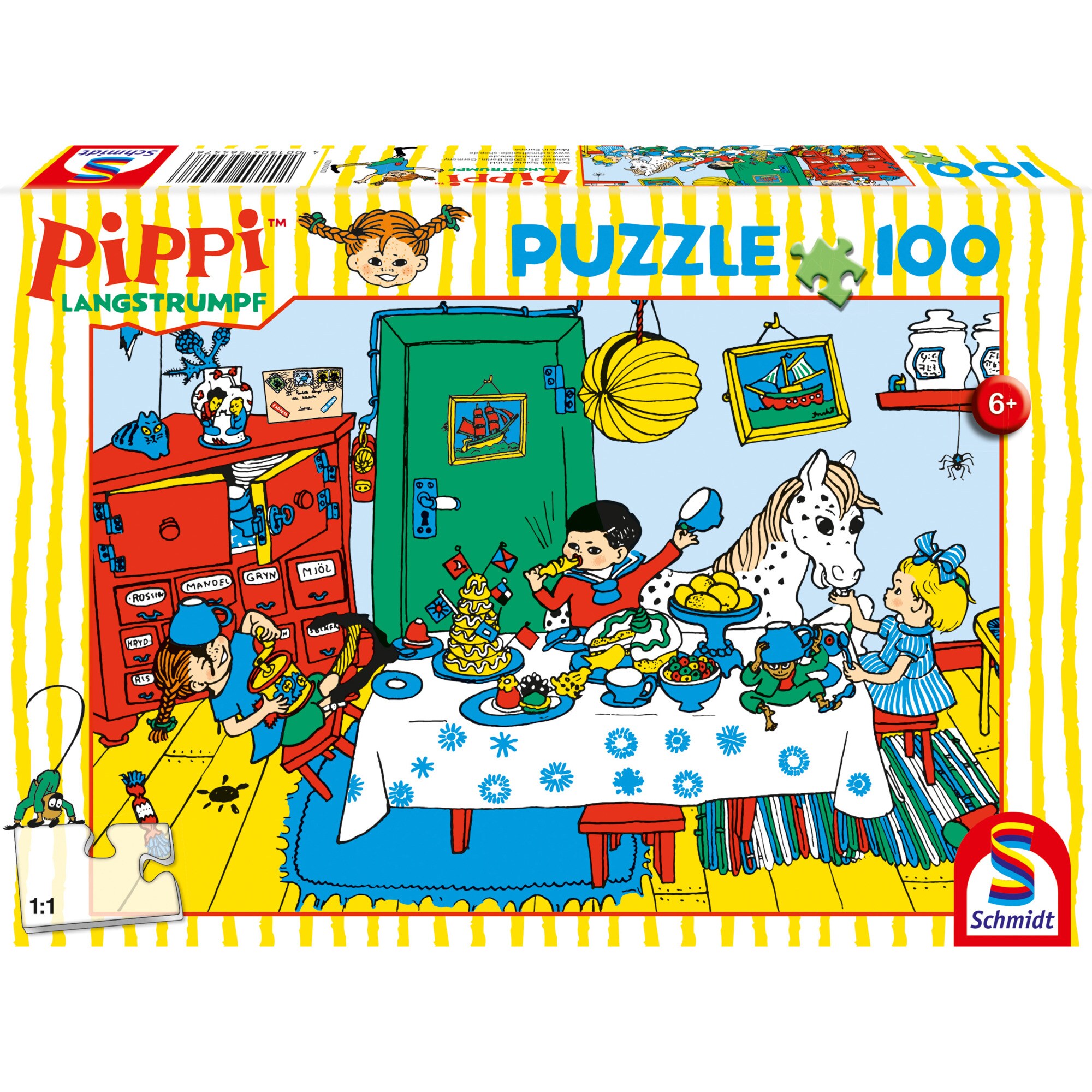 Schmidt Spiele Puzzle Kaffeekränzchen mit Pippi