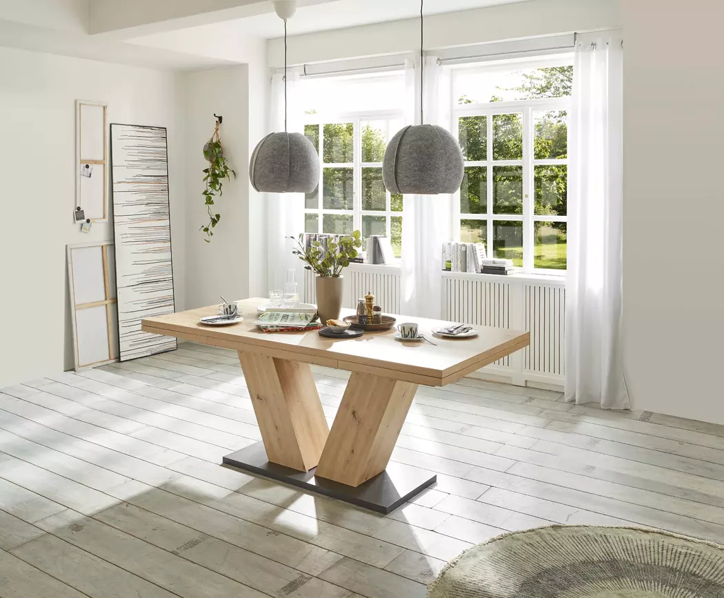 Esstisch mit Auszug Komfort Plus 160/260 x 90 cm