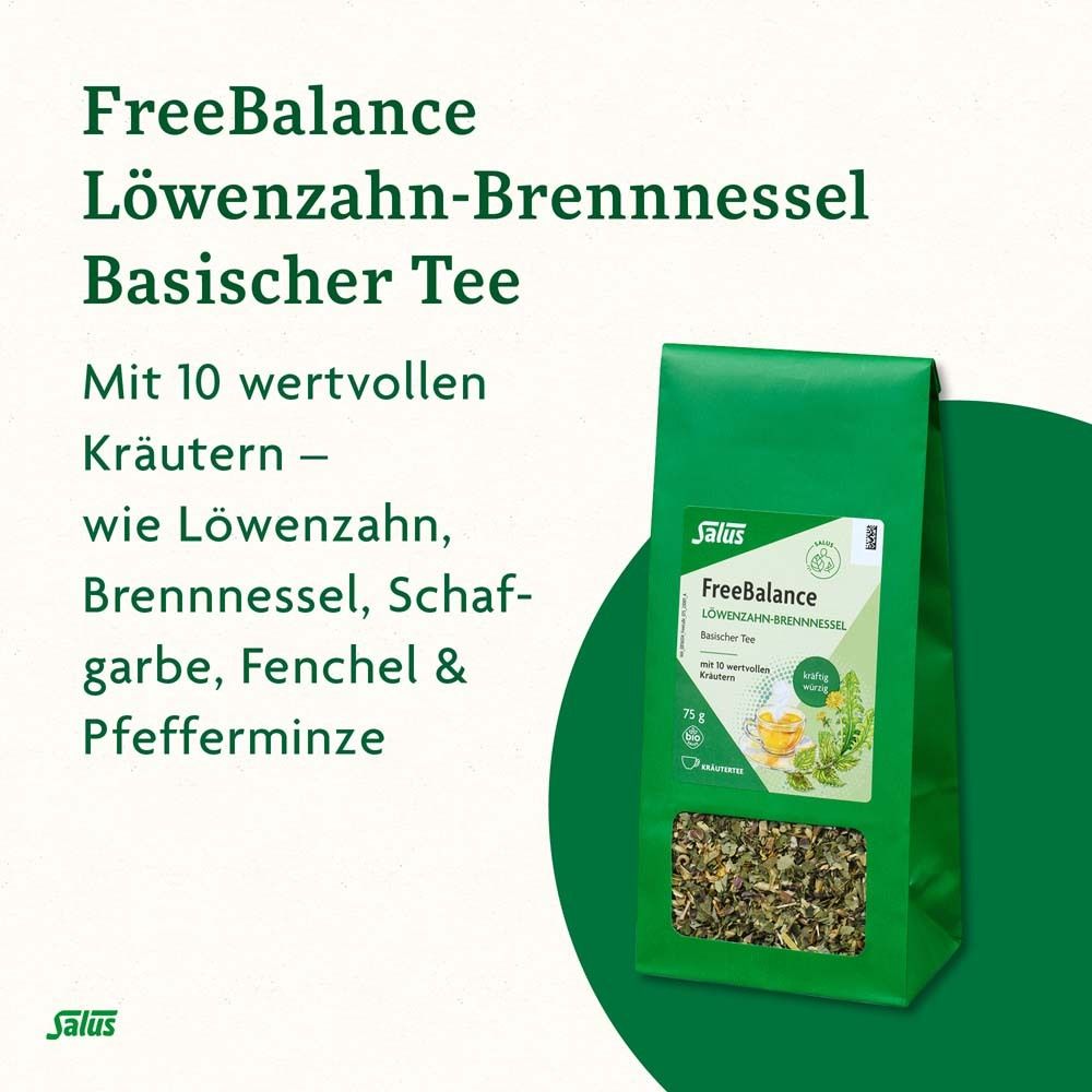 FreeBalance Löwenzahn-Brennnessel Basischer Tee