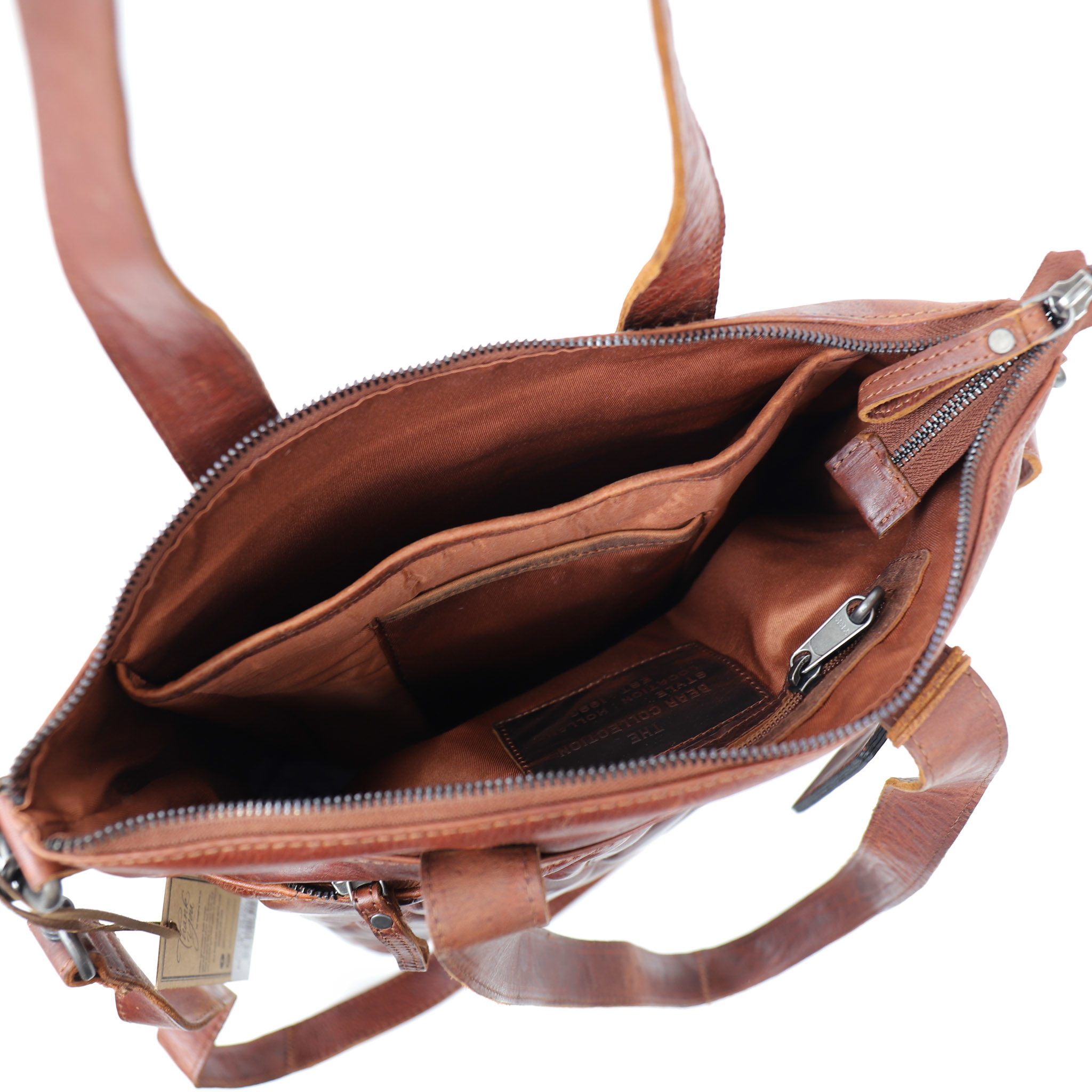 Bear Design By Maaike Hand/ Schoudertas Liz Cognac BM2265