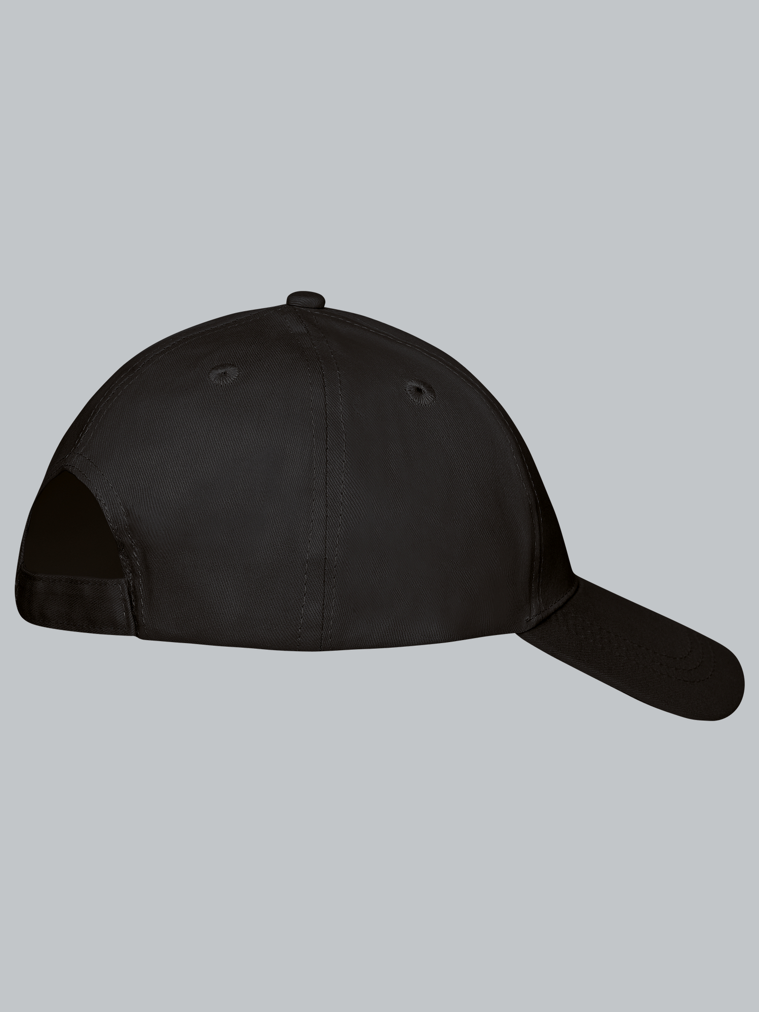 Baseballmütze mit Schwinge Schwarz