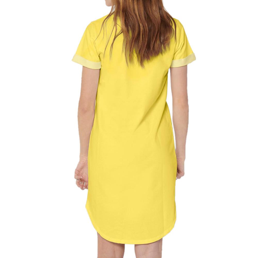 JDY Robe Sweat Jaune Femme JDY IVY