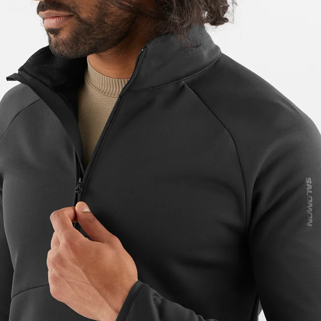 ESSENTIAL WARM  Couche intermédiaire pour homme avec demi-zip