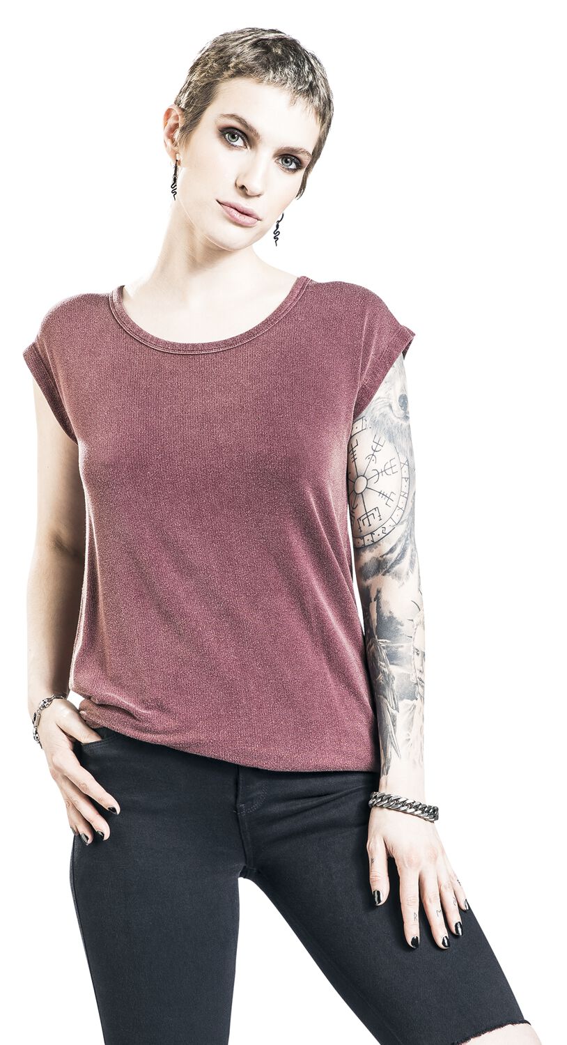 T-Shirt Bandes Décoratives Dans le Dos | Black Premium by EMP T-Shirt Manches courtes