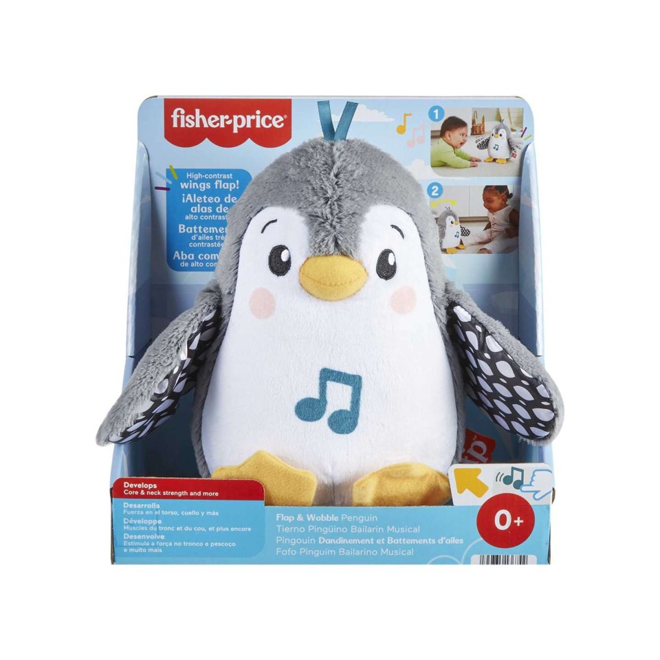 Fisher-Price Newborn - Flap & Wobble Penguin (HNC10)