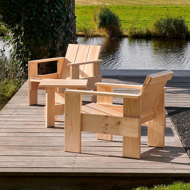 HAY - Crate Beistelltisch, L 45 cm, pine