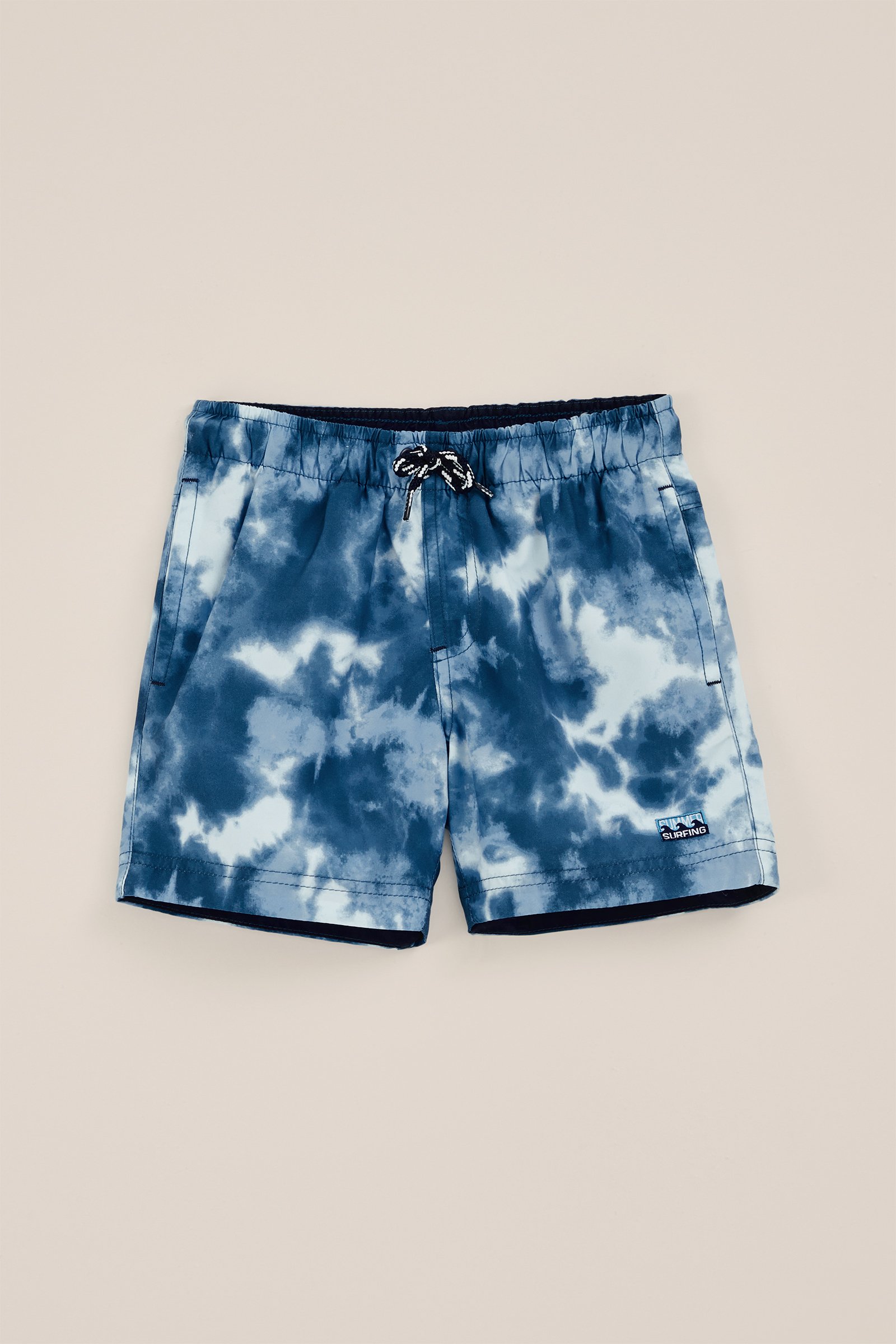 Jongens zwemshort met dessin WE Fashion Marineblauw