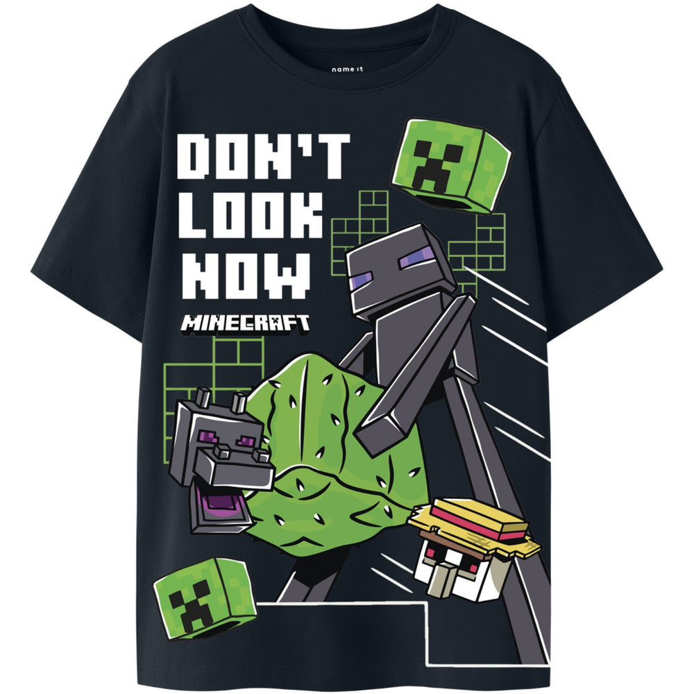 Køb Name It Black Nkmjuke Minecraft Ss Nreg Top Box Bfu
