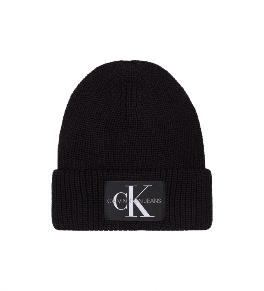 Gorro Calvin Klein Jeans em mistura de lã, preto
