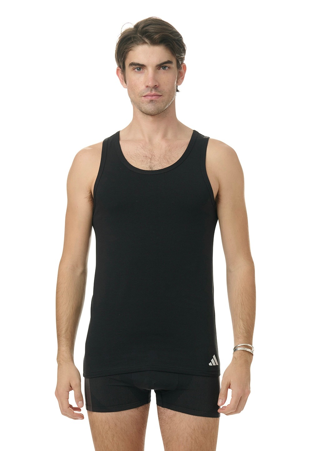 adidas Sportswear Tanktop »Active Flex Cotton«, Baumwoll-Mix, elastisch, Rundhalsausschnitt