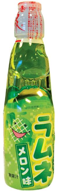 Hata Kousen Ramune Meloen Frisdrank met Koolzuur 200ml