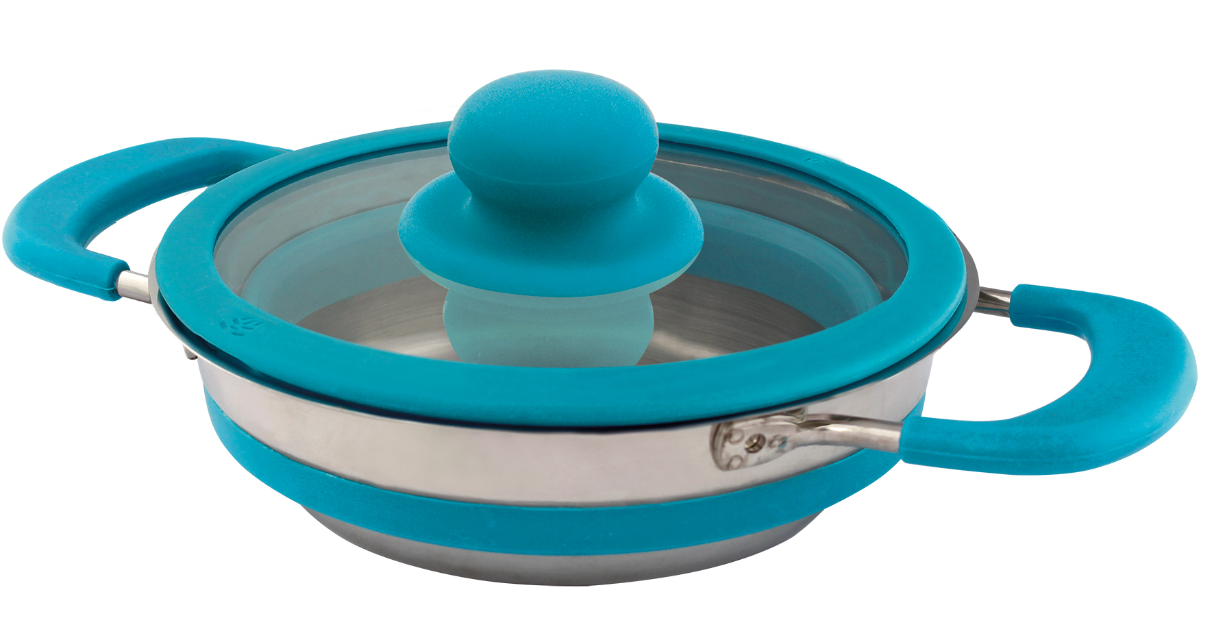 Eurotrail Maat S pan met deksel - Blue