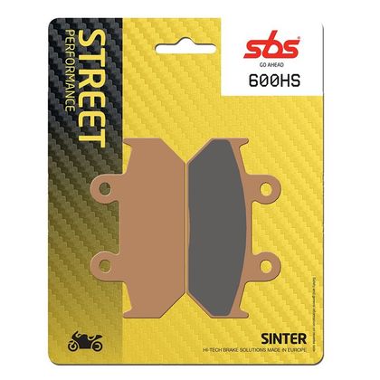 Plaquettes de freins SBS 600HS Sinter Métal Fritté avant