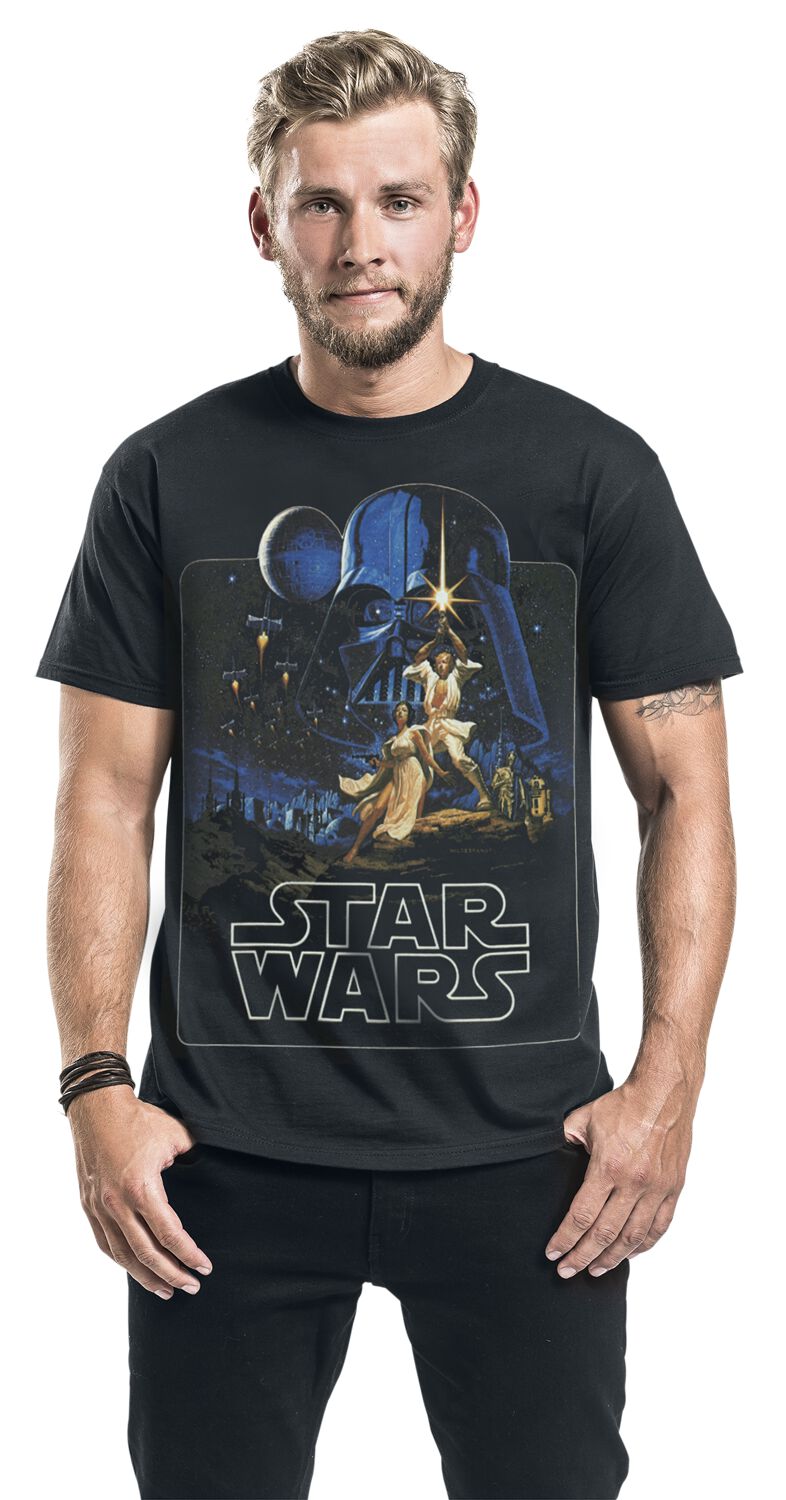 Episode 4 - A New Hope - Classic Poster | Star Wars T-Shirt Manches courtes