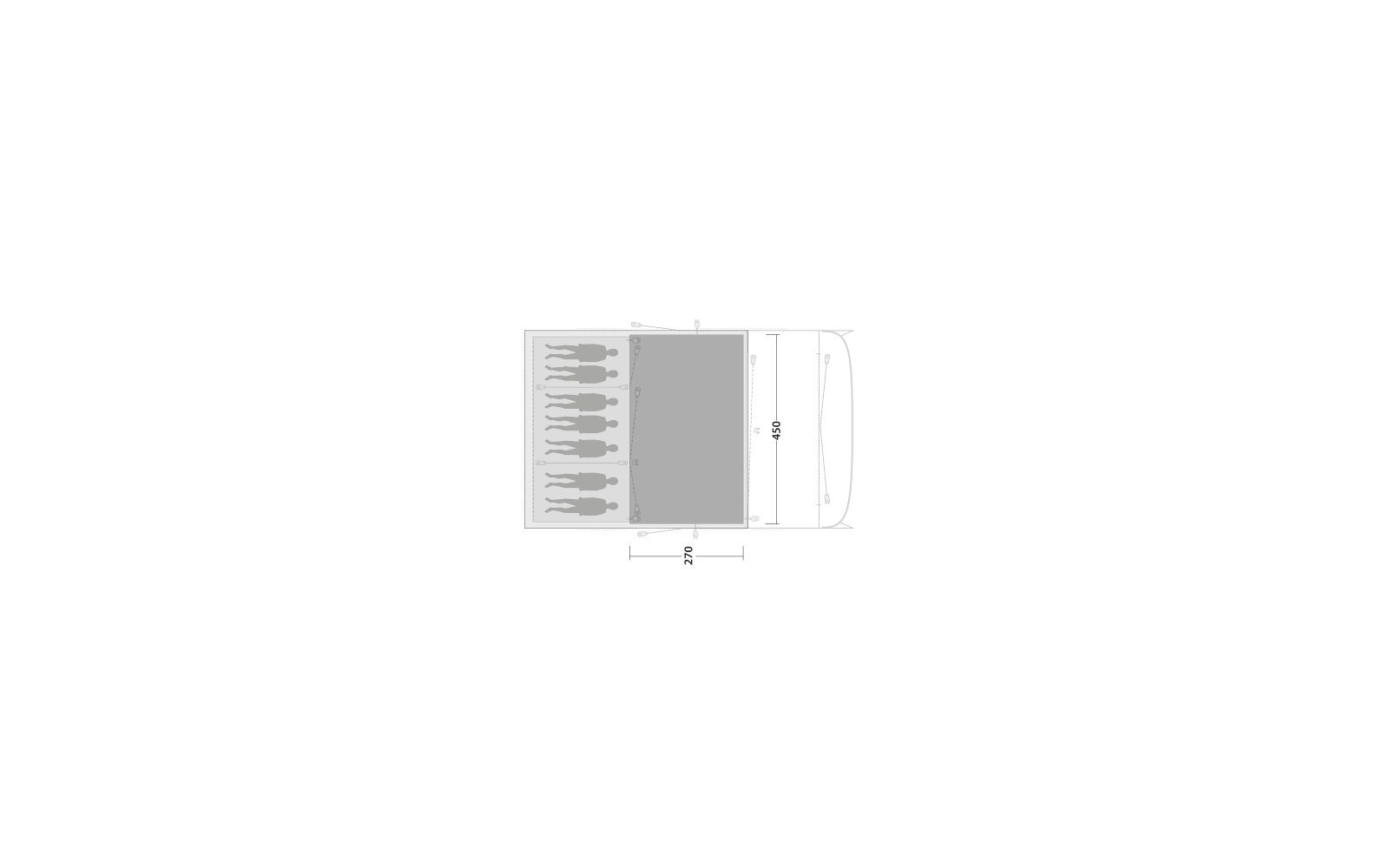 Outwell Springwood 4 Zeltteppich 235 x 240 cm