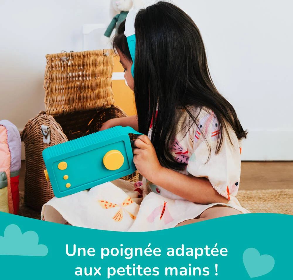 LUNII -  ODILE  - COQUE DE PROTECTION SILICONE VERT POUR CONTEUSE MA FABRIQUE A HISTOIRES