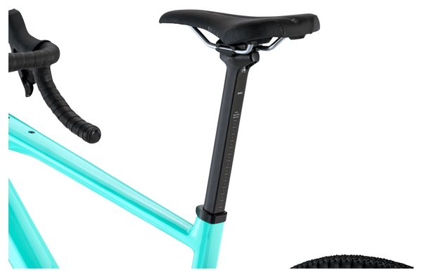 Vélo de Gravel BMC URS 01 LT Two Sram Rival eTap AXS / GX Eagle AXS 12V 700 mm Bleu Vert Minty Aqua 2024
