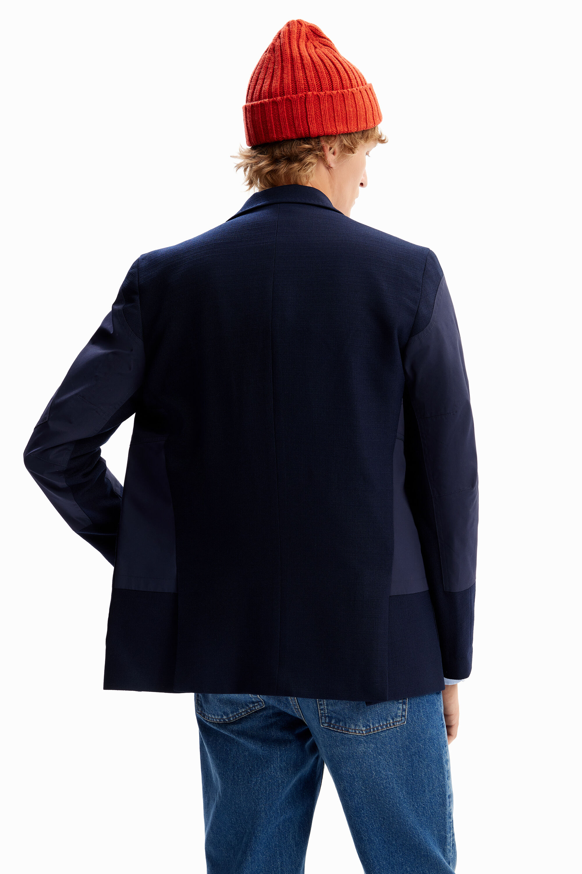 Blazer híbrido bolsillos