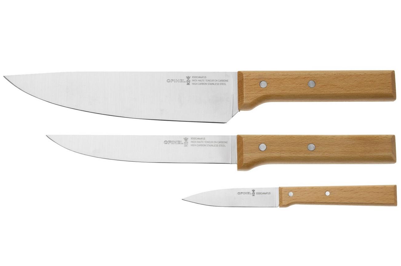 Opinel Trio Parrallèle OP001838, 3-delige messenset