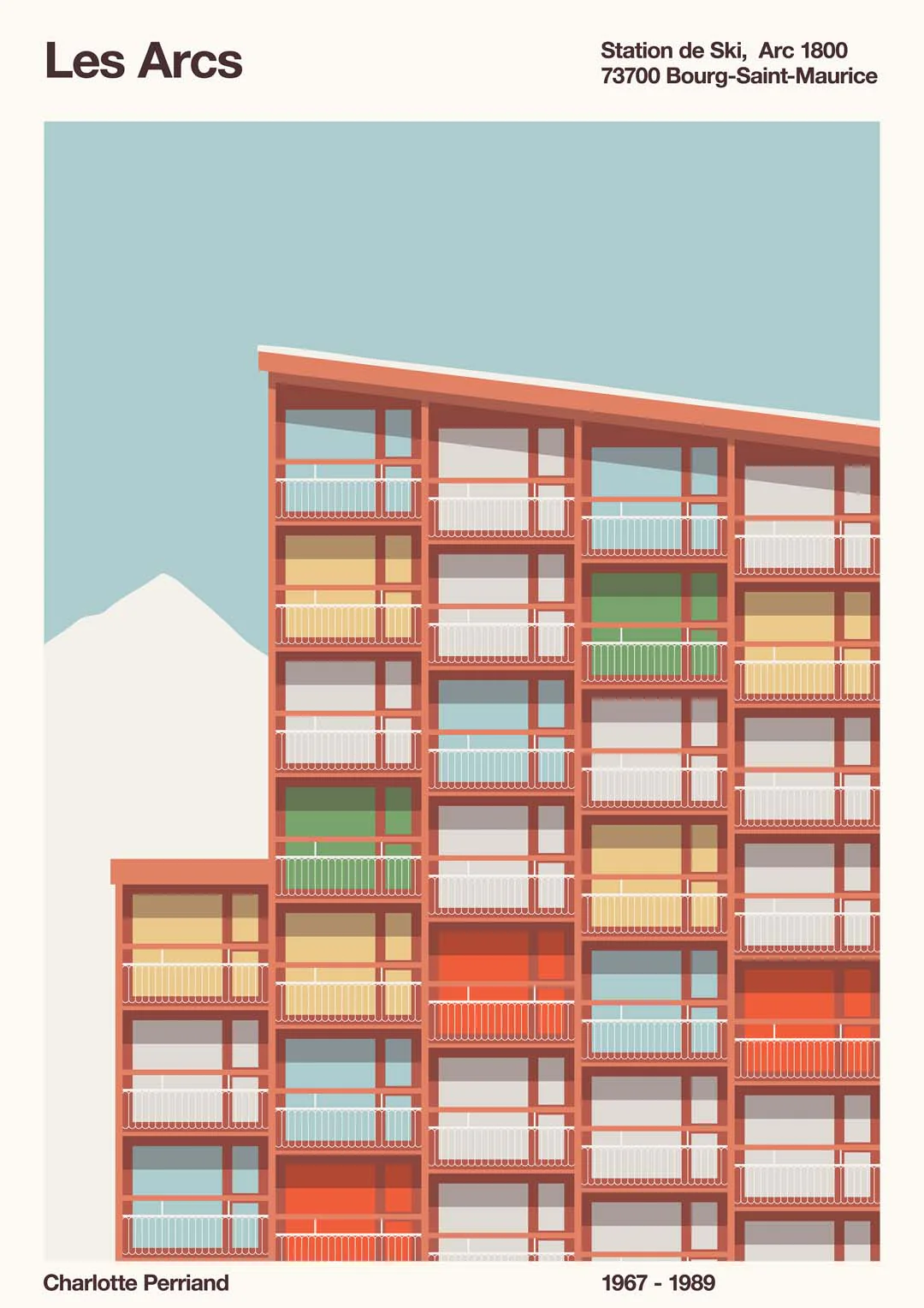 Les arcs, Charlotte Perriand von Florent Bodart