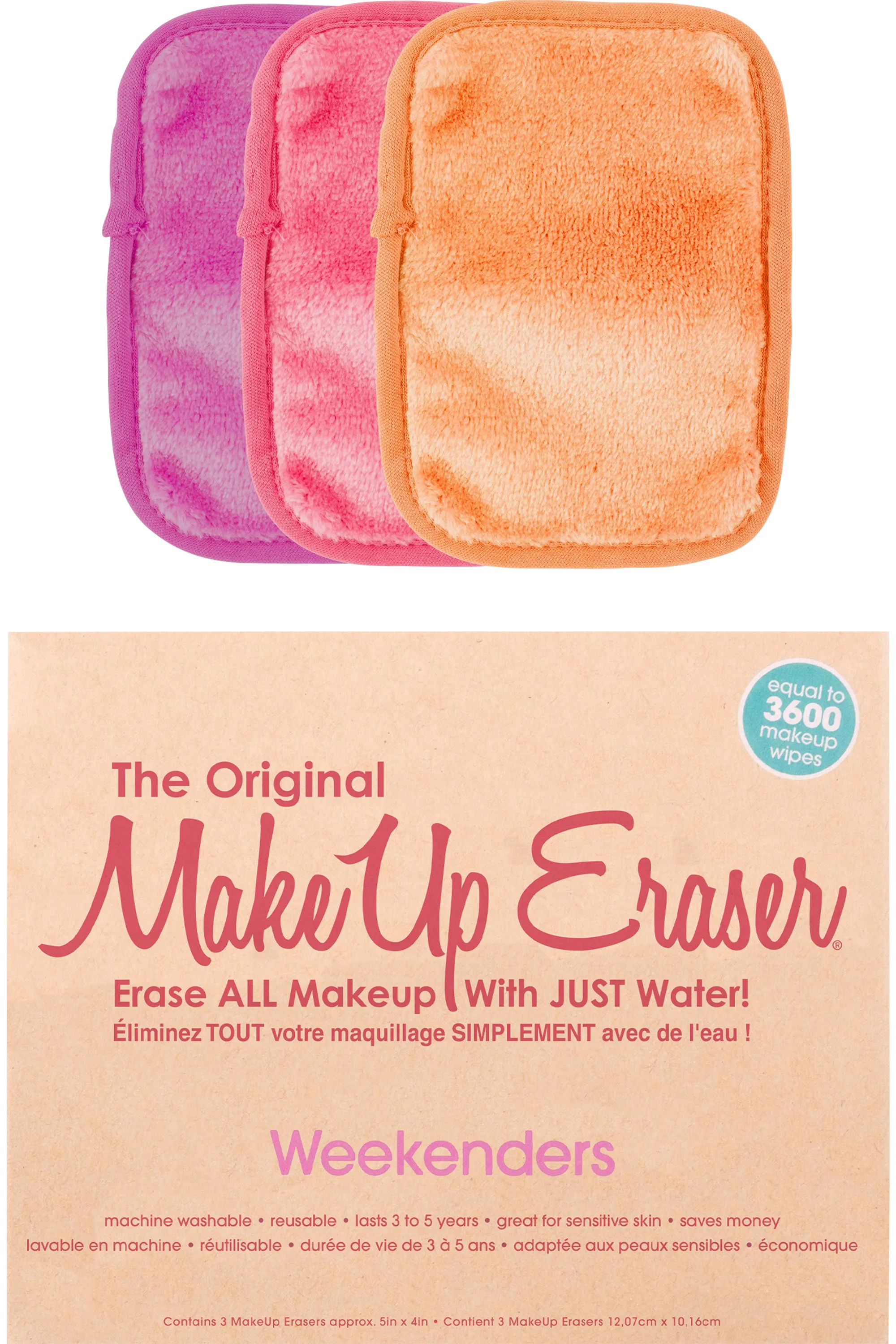 Makeup Eraser Kit de démaquillage 3 jours Weekenders