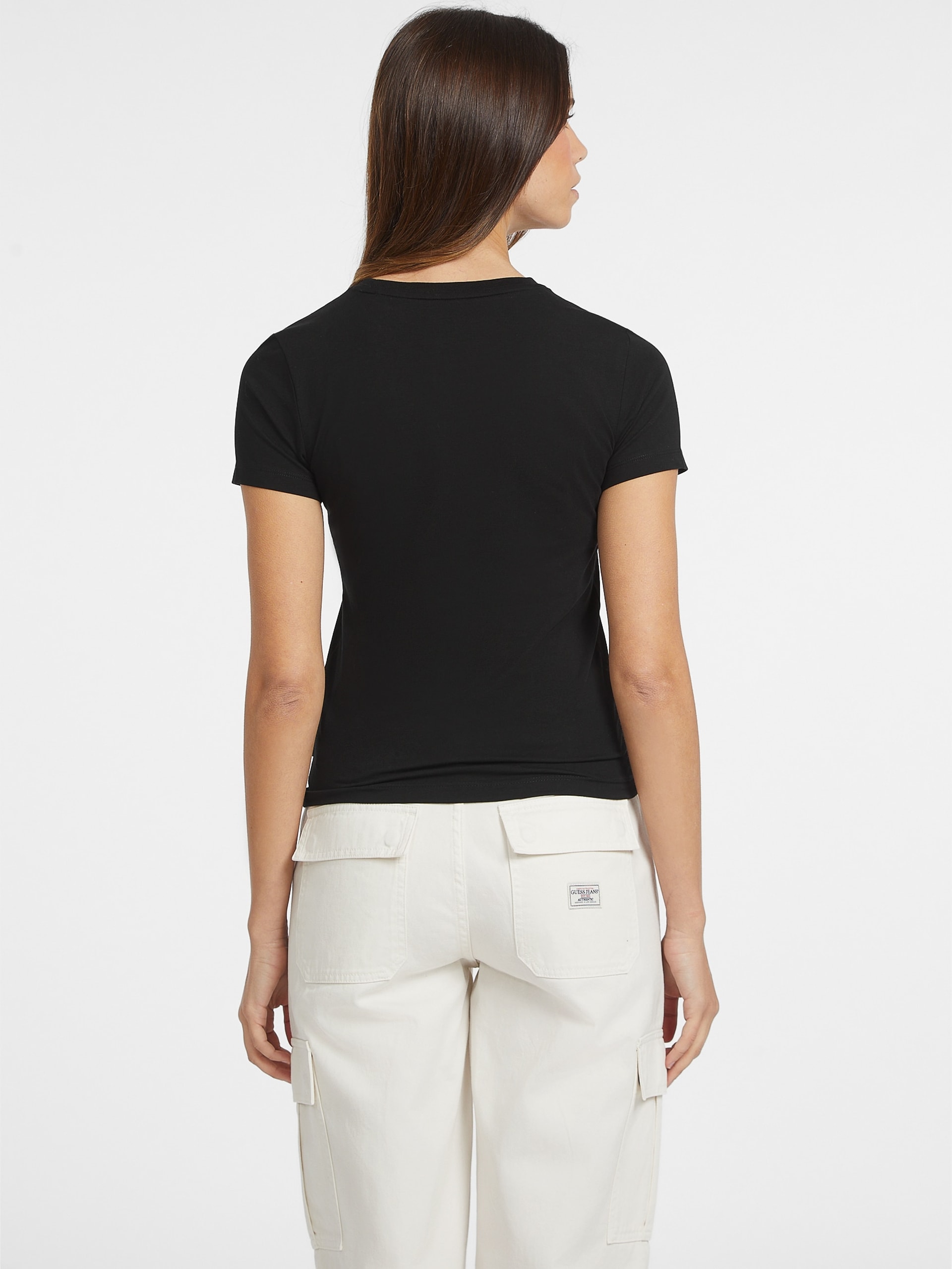 Camiseta Slim com Logo