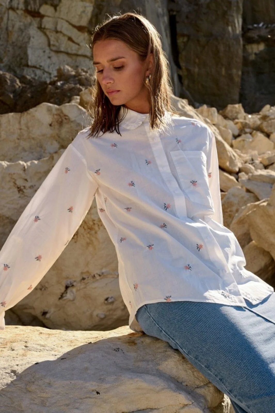 Noella Roberta Frill Shirt