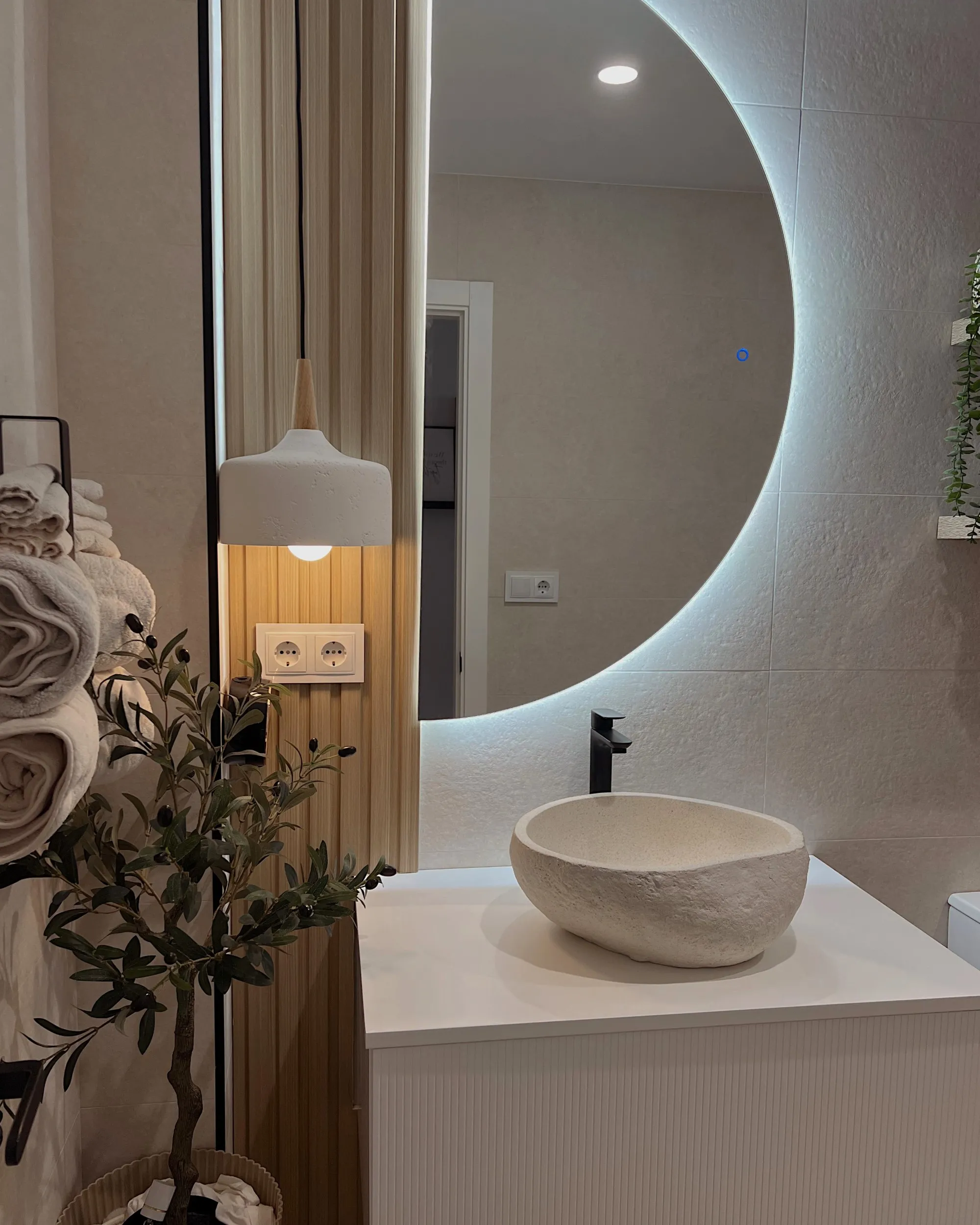 Hanglamp BURANO Beton Wit