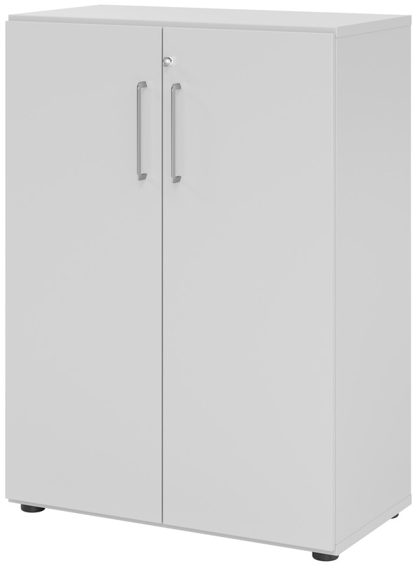 Büroschrank Tarys, 3 Ordnerhöhen, 80 cm, grau