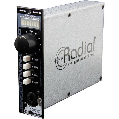 Radial Twin-Servo 500 klasse A/A-B microfoon voorversterker